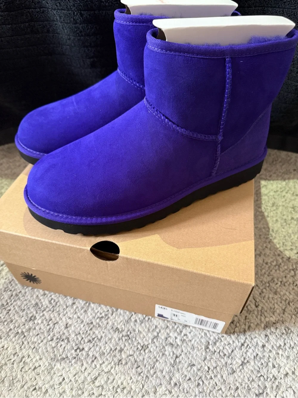 UGG Classic Mini II Boots in Cobalt Blue